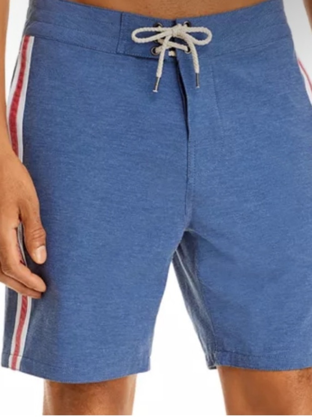 Faherty Retro Blue Side Striped Board Shorts Size 40 x 7​